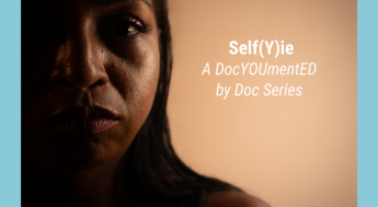 Self(Y)ie art exhibit flyer featuring solo exhibition by Rachel Hastings