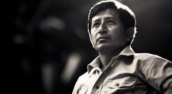 Men at Work: Cesar Chavez. Celebrating his Heritage, Fighting for Mexican and Workers' Rights on National Holiday