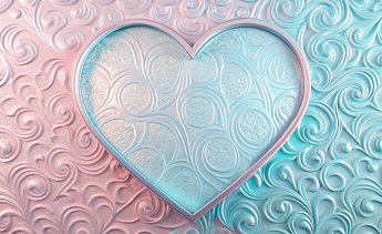 metal embossing known as repujado with heart stamp