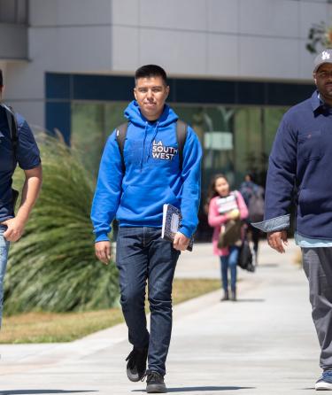 Students Walking on Campus