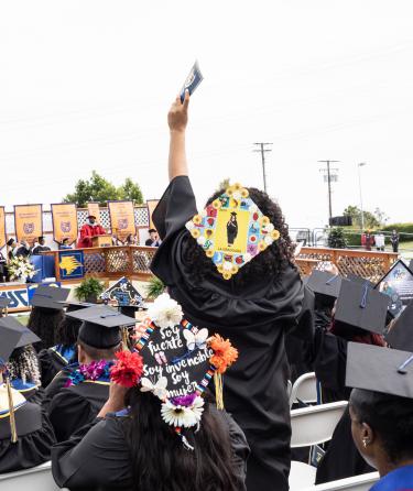 Graduated Student with Decorative Hat