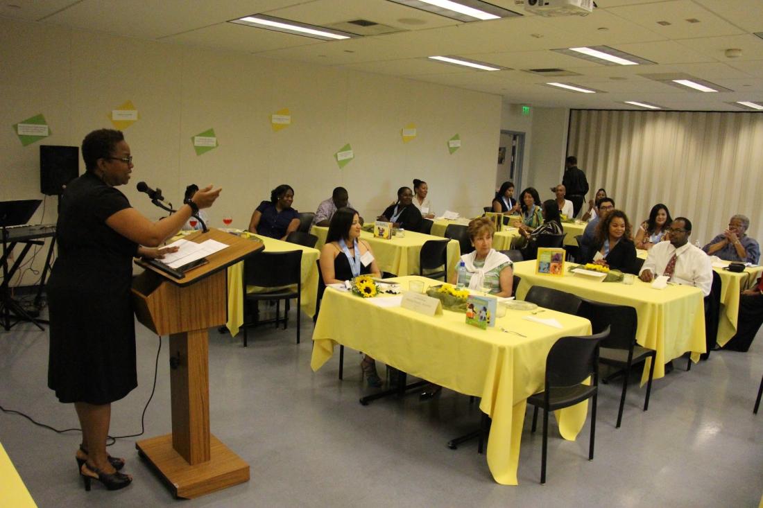 Woman in Conference