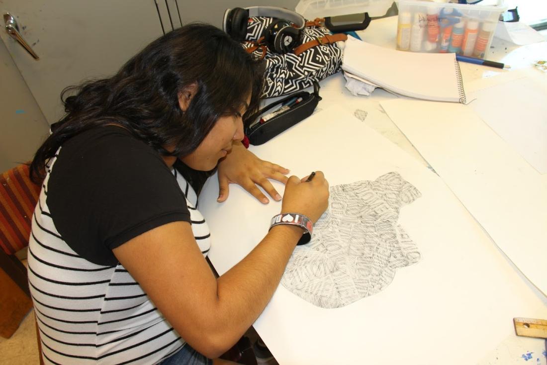Arts Students Drawing