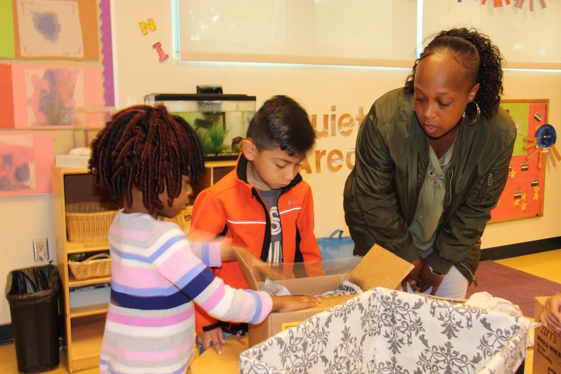 Preschool Teacher with Children 