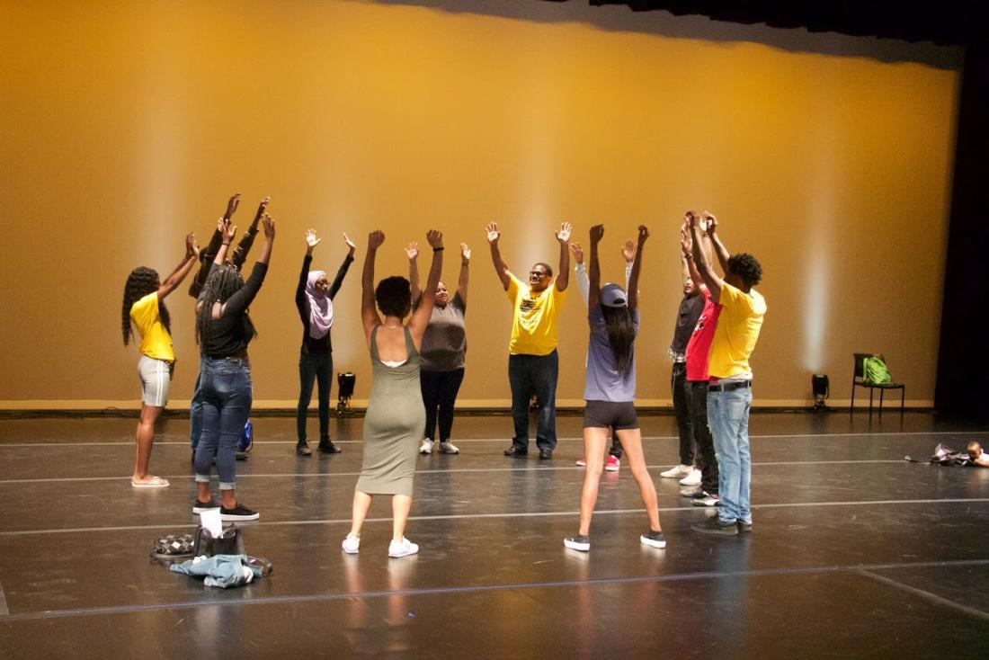 Some Students Doing Theater Activities