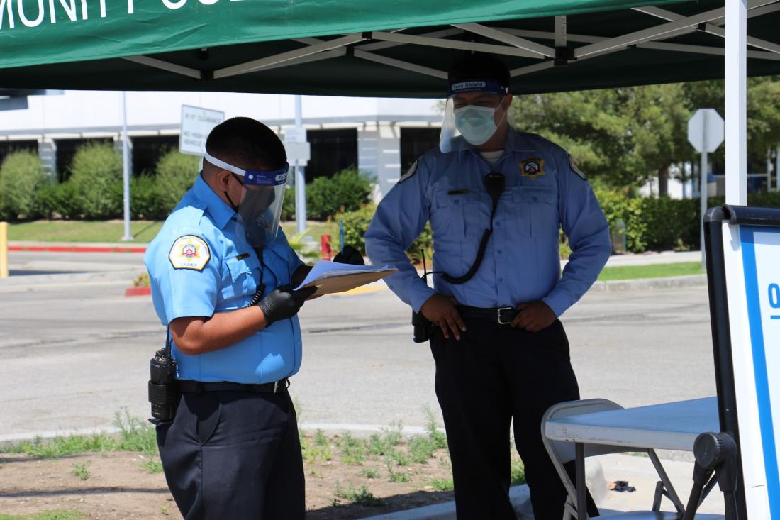 Cops Wearing Facemasks