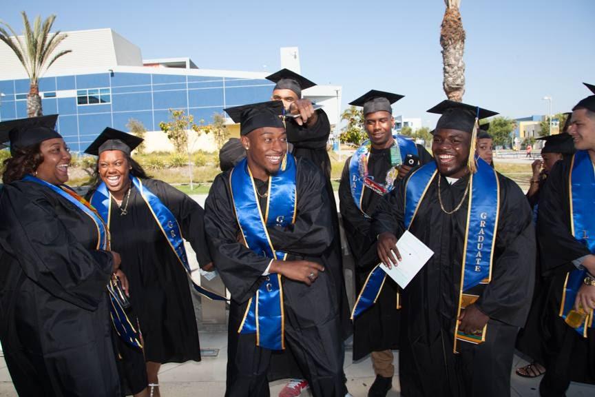 Students Celebrating at Commencement