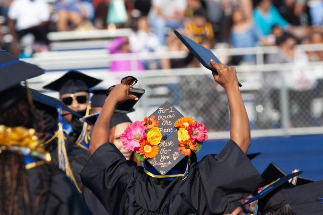 Woman Celebrating her Graduation