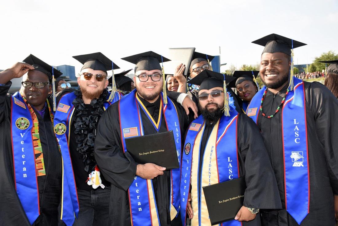 Army Veterans at Graduation Event