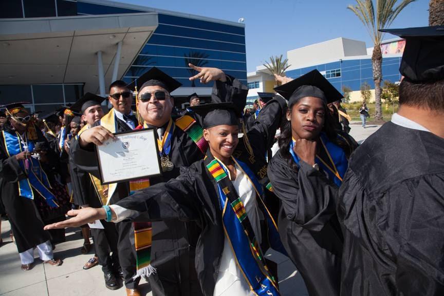 Students Celebrating at Commencement
