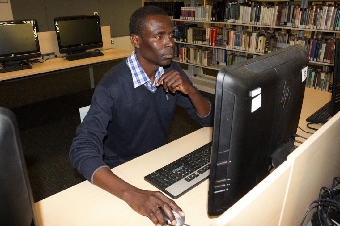 Person Using a Computer