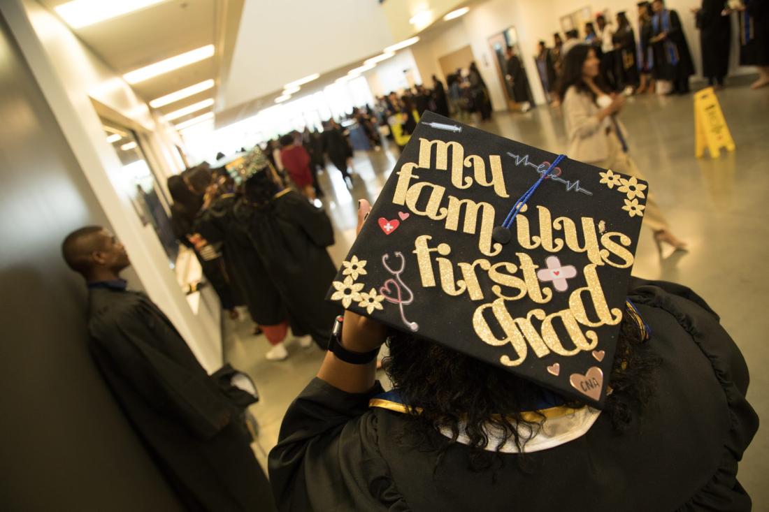 Proud Student with Decorative Hat