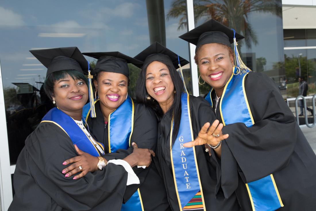 Students at Commencement