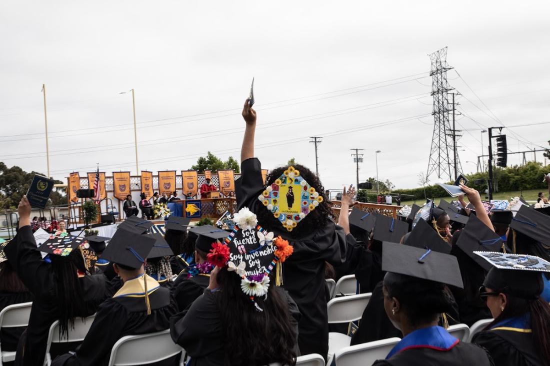 Students Celebrating Graduation