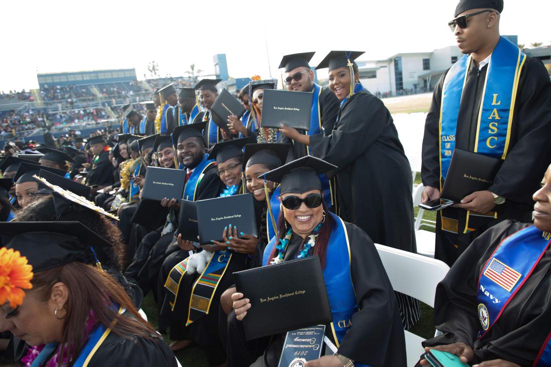 Students at their Graduation Event