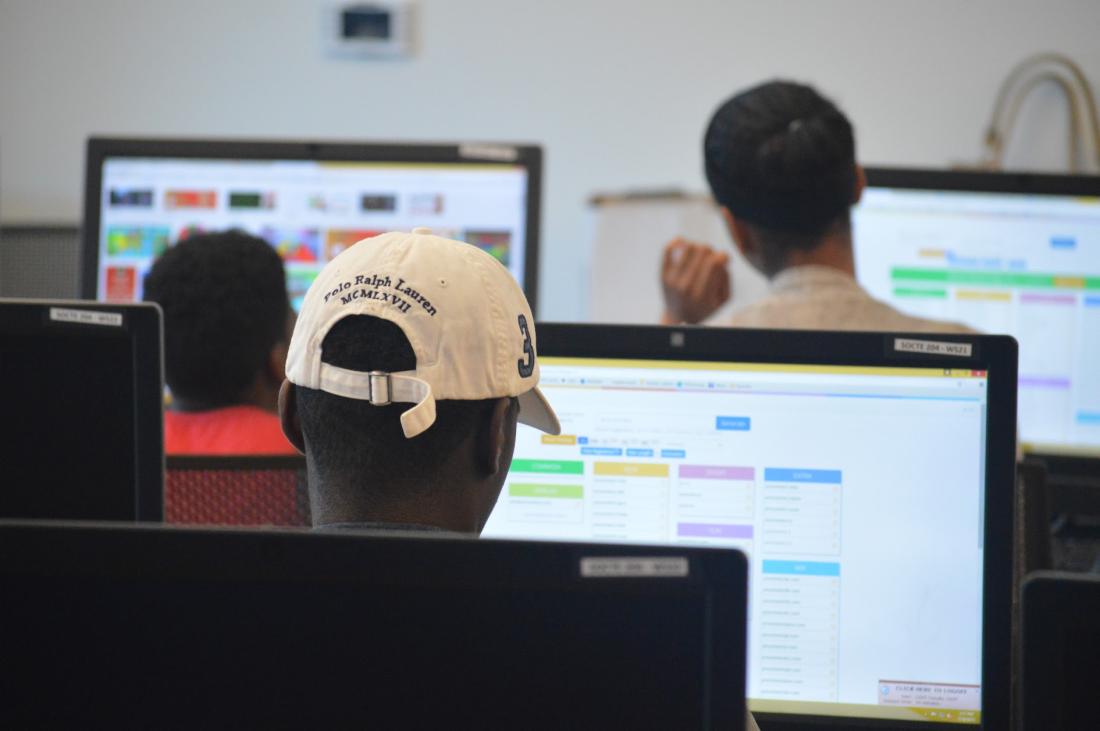 Students Using Computers