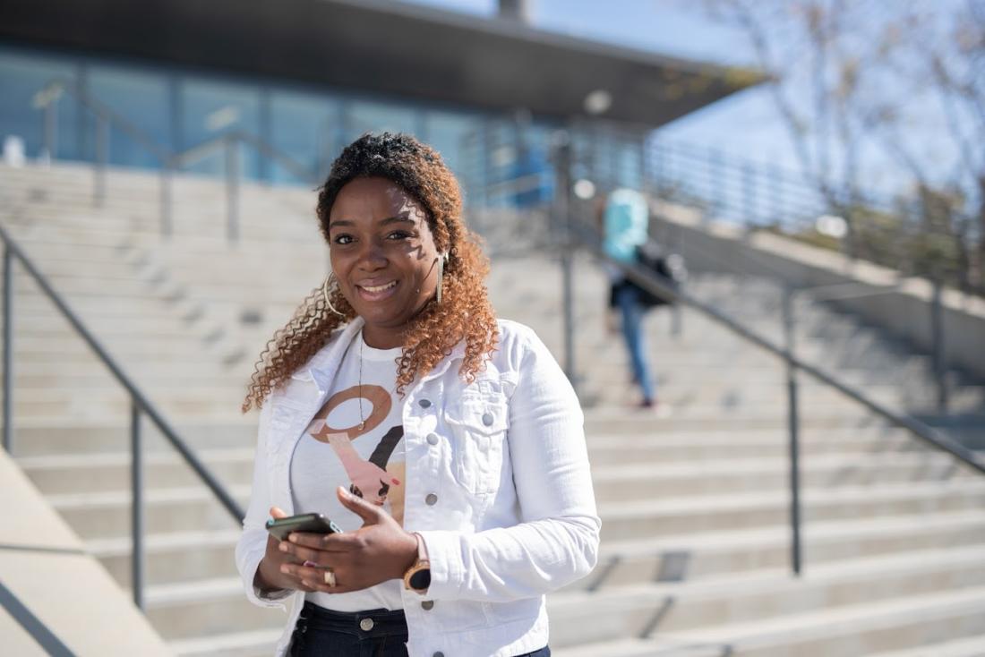 Young Student Smiling