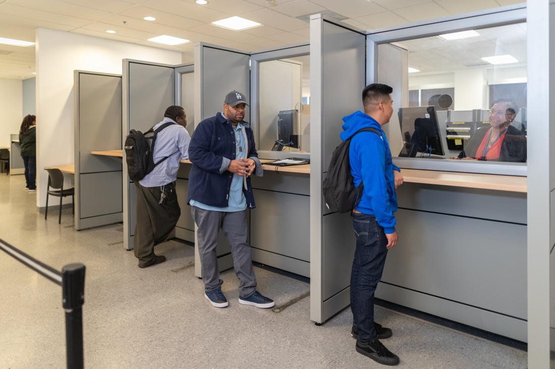 Student at Financial Aid Office