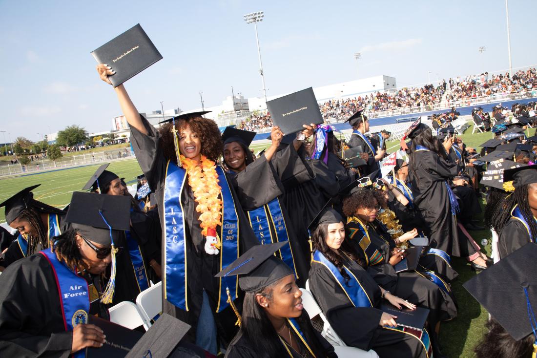 Grads Celebrating