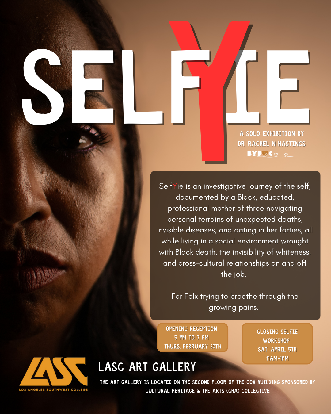 flyer for art exhibition