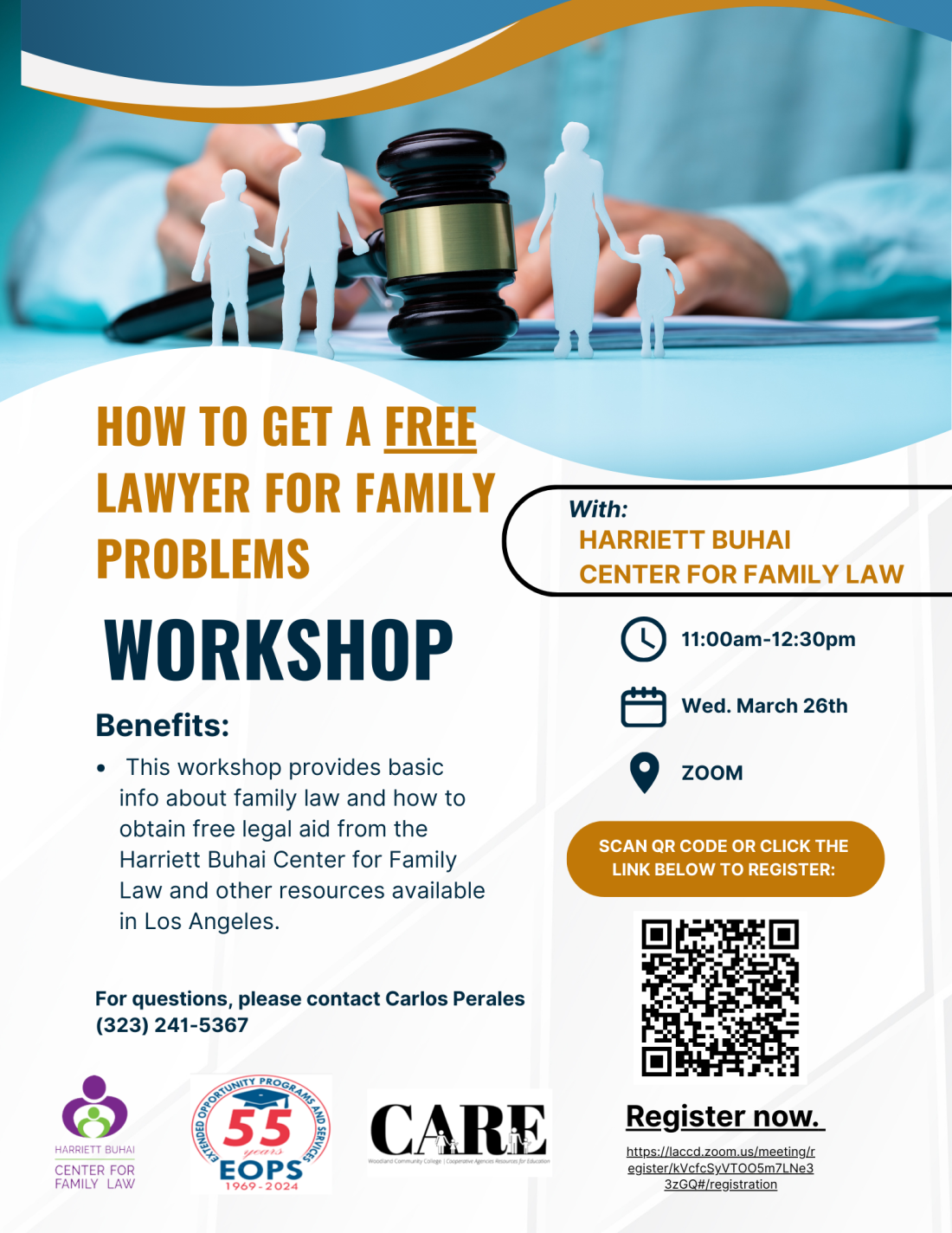 march family law flyer for workship on the 26th