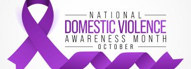 Domestic Violence awareness month (DVAM) is observed every year in October, to acknowledge domestic violence survivors and be a voice for its victims. Vector illustration